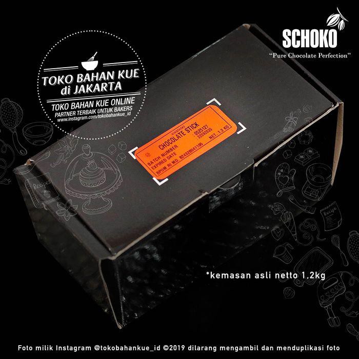 

PROMO - SCHOKO DARK CHOCOLATE STICK 1,2KG COKELAT BAKING COKLAT STIK COCOA