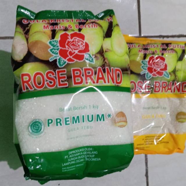 

Gula kemasan RoseBrand 1 kg