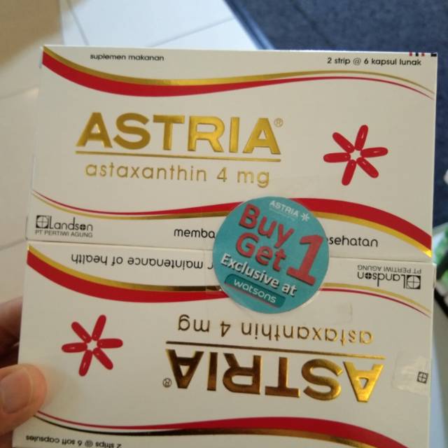 Astria (astaxanthine 4 mg) banded @2box