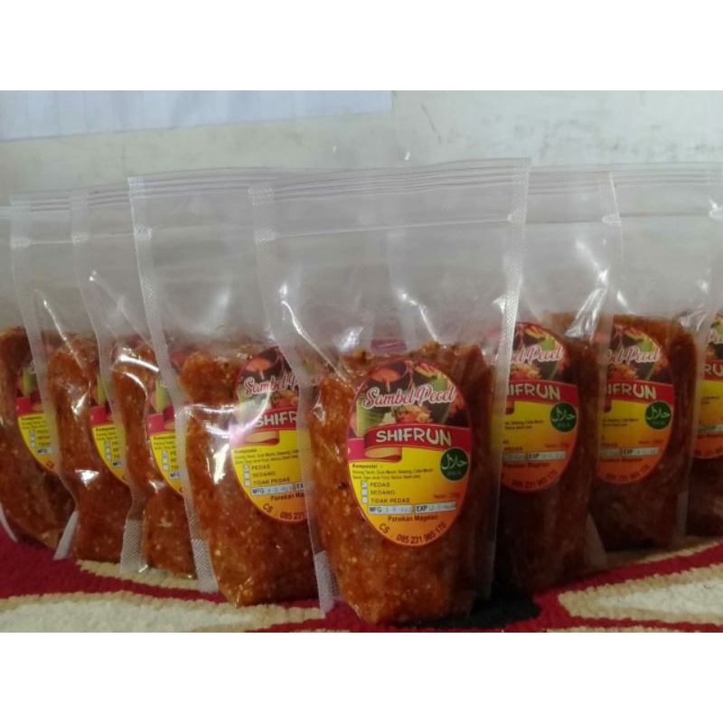 

Sambel Pecel Sangrai "SHIFRUN" 250gram
