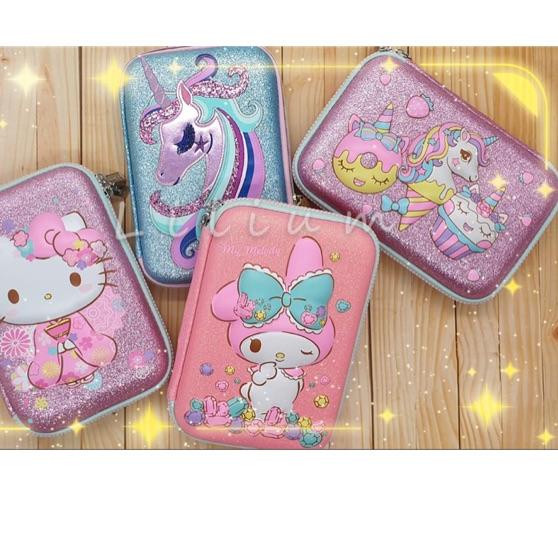 

リ Kotak Pensil Hardcase Glitter Melody Hello Kitty Unicorn Hot