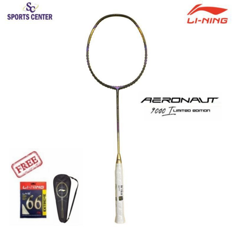 New Limited Raket Badminton Lining Aeronaut 9000 I / 9000I Instinct