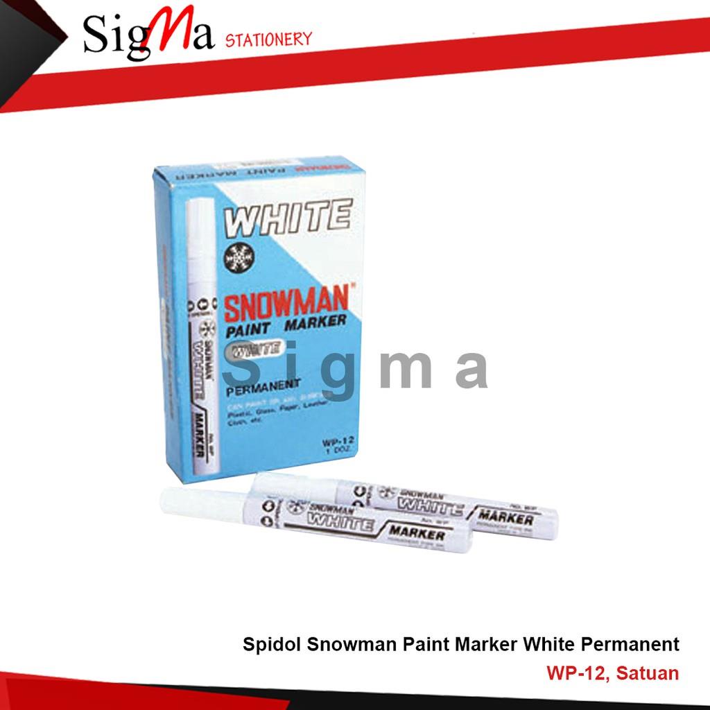 

SNOWMAN Paint Marker PUTIH Permanent WP-12 (PCS)