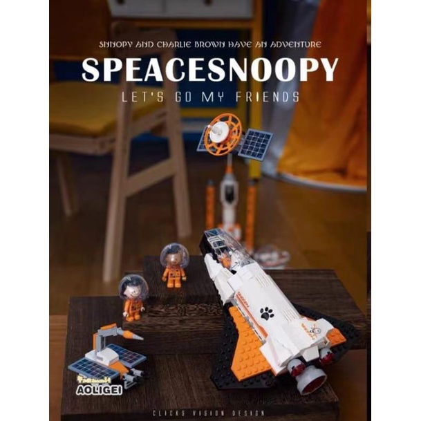 PAJANGAN + MAINAN LEGO ORI SNOOPY NO 42