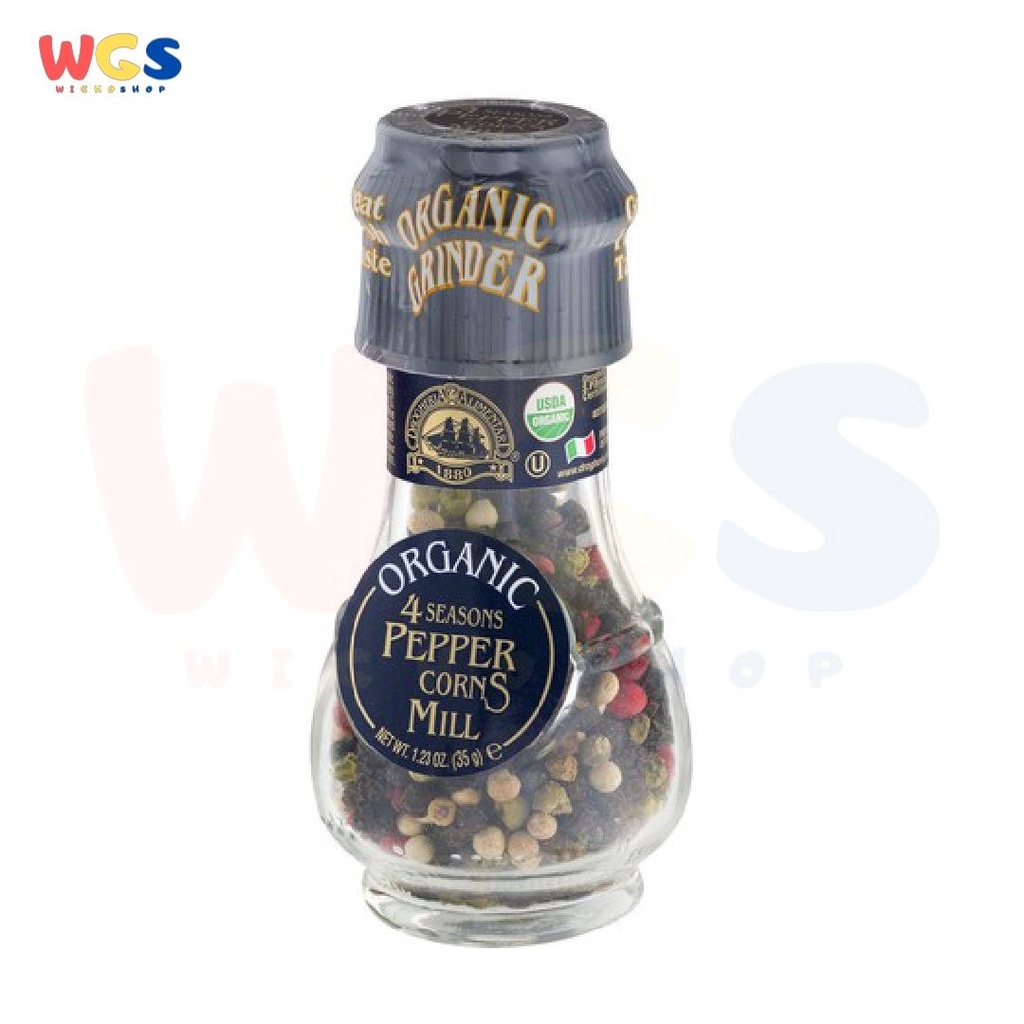 Drogheria &amp; Alimentari Organic 4 Peppercorns Grinder 1.24 oz (35 g)