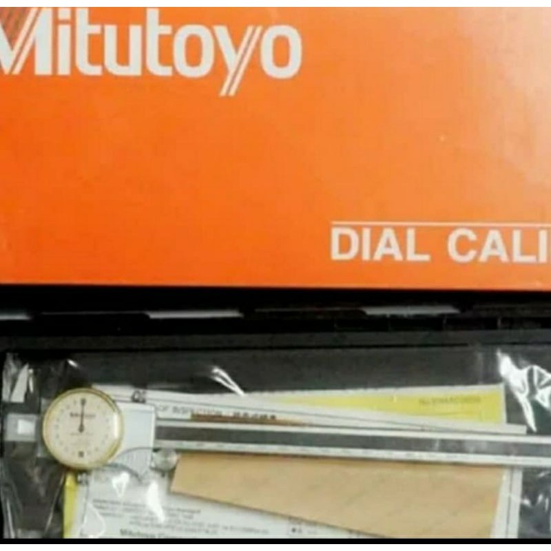 MDN | Mitutoyo Dial Caliper 6 Inch/Sigmat Jangka Sorong Analog