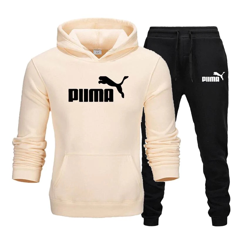 Setelan Celana Jogger &amp; Jumper Hoodie PUM4 II Set sweater Hoodie dan Celana Joger Panjang ( Pria &amp; Wanita )