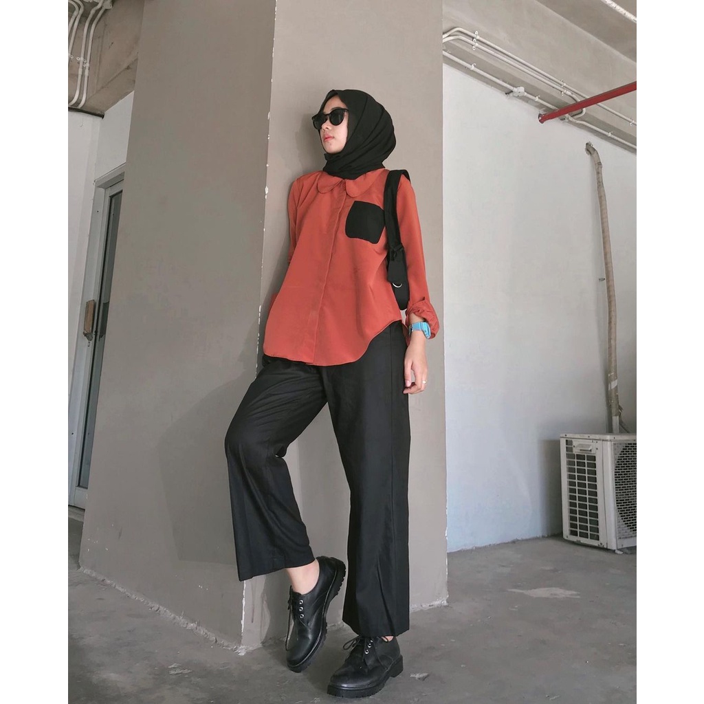 Xcloud x LikeProject Sepatu Casual Wanita DHANAYA Black