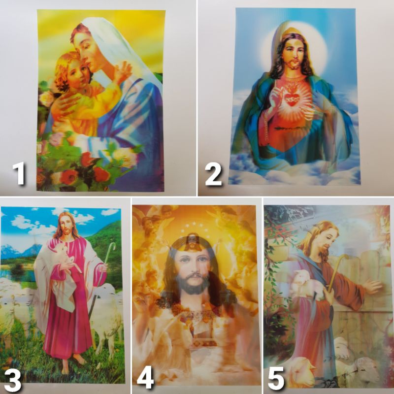 Gambar 3D Yesus Maria / Perjamuan Kudus (B)