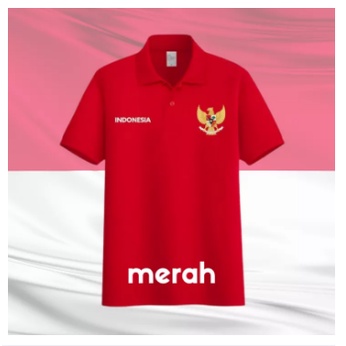 Kaos Polo INA Hitam, Kaos Polo INA, Kaos Polo Indonesia, Kaos Polo Garuda, Kaos Kerah INA, Polo Indo