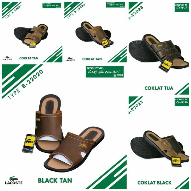 Sandal pria (lacoste)