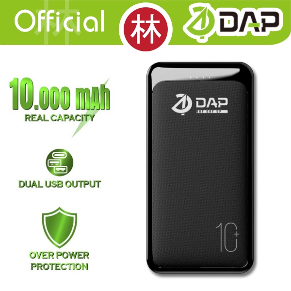 DAP D-P111 PowerBank 10.000 mah Dual Input Output Type C &amp; Micro USB