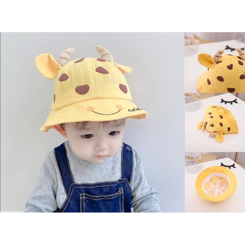 6-20 bulan Topi Baseball/Bucket Anak Bayi Balita Laki Laki / Perempuan model Tanduk Deer Goat /Baby Toddler Hat