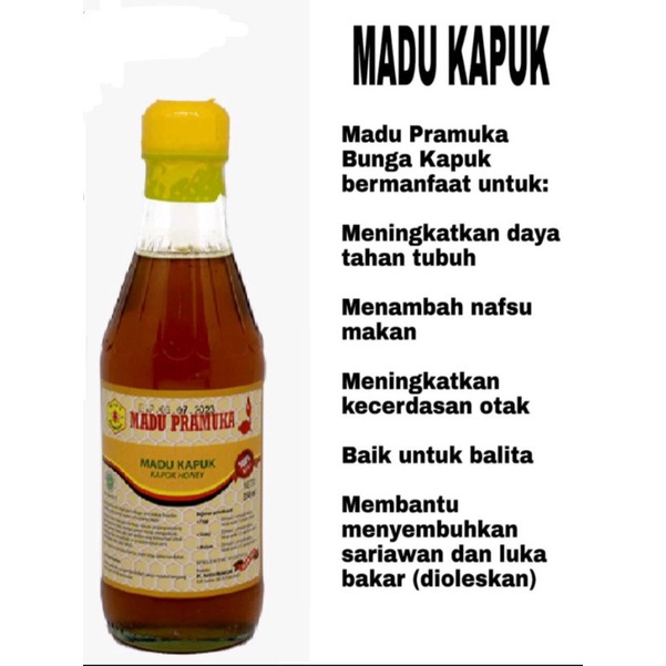 

MADU KAPUK PRAMUKA ORIGINAL ASLI | ukuran 350ml 350 ml | boleh diminum oleh balita