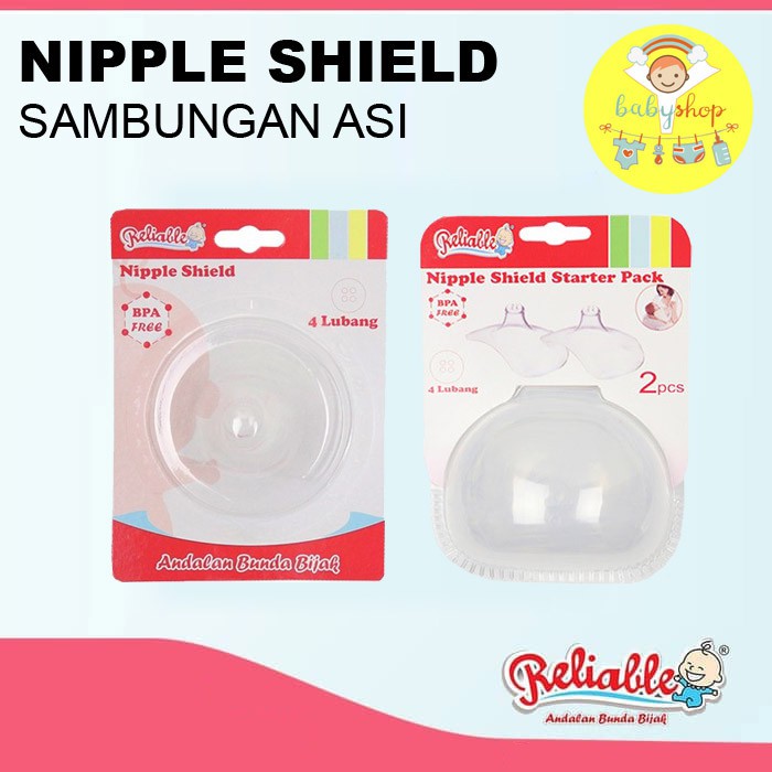 Sambungan Asi Nipple Shield Reliable BPA Free