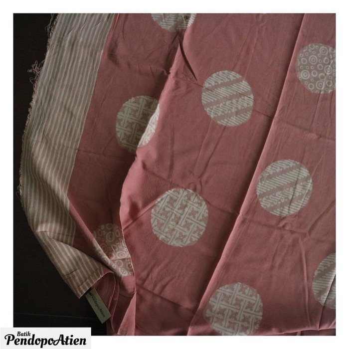 HOT SALE (PT101) kain batik cap bahan paris motif piring selampad