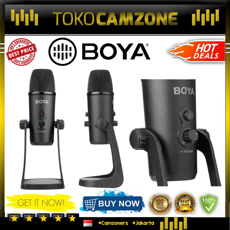 Jual Boya BYPM700 USB Condenser Microphone (Mac/Windows) Shopee