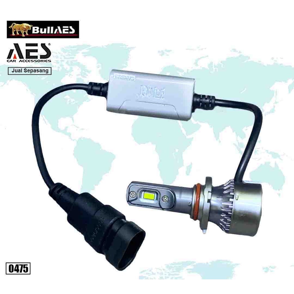 Lampu Led Headlamp TURBO 9005 HB3 Turbo Led Brand AES