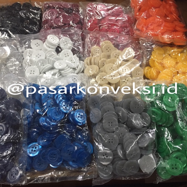 Kancing Jas 32/4L (2 cm) +/-144 pcs