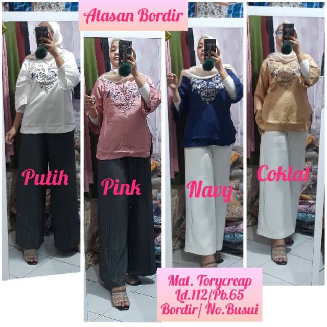 Baju Atasan wanita Bordir