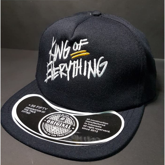 TOPI SNAPBACK PREMIUM WIZ KHALIFA KING OF EVERYTHING DENGAN GAMBAR ASLI