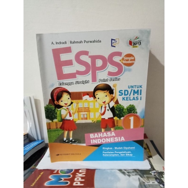 buku esps bahasa Indonesia kelas 1 SD Erlangga