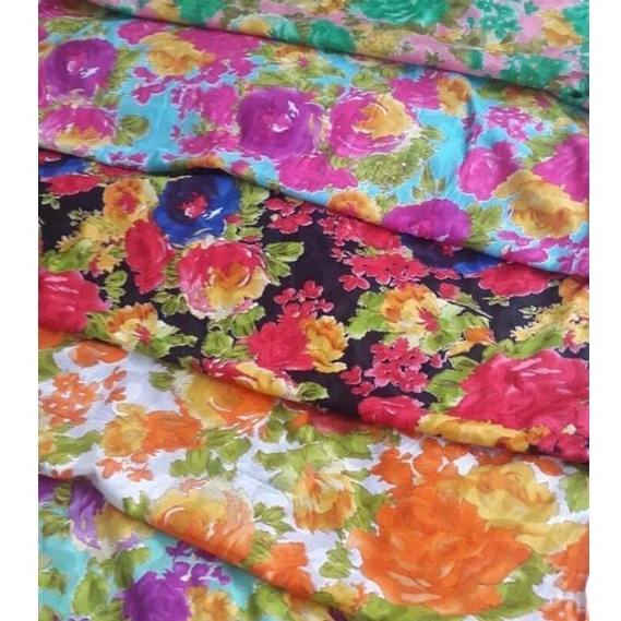 KATUN JEPANG COTTON JAPAN FLORAL BUNGA MOTIF