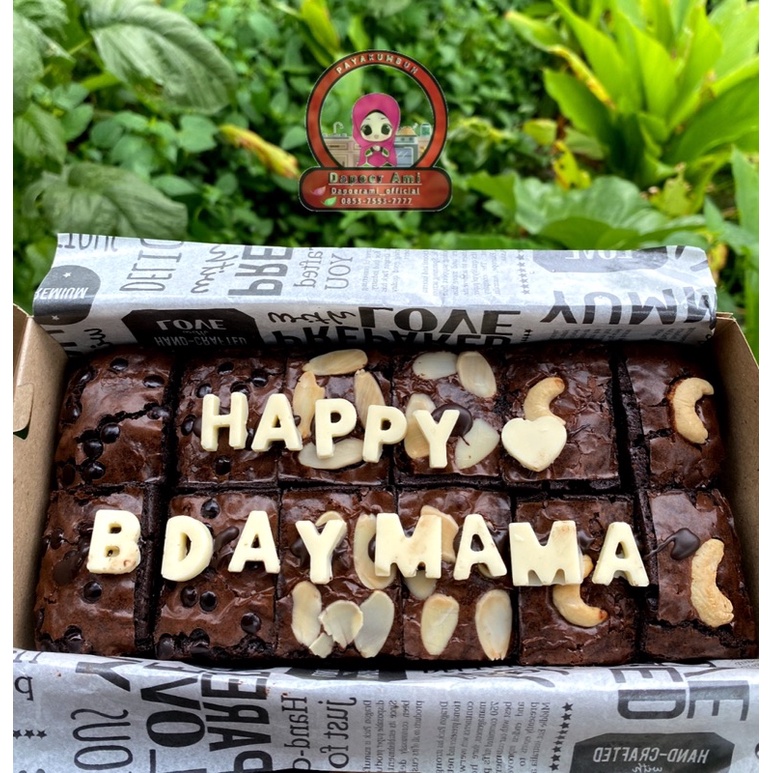 

Fudgy Brownies Custom Letter