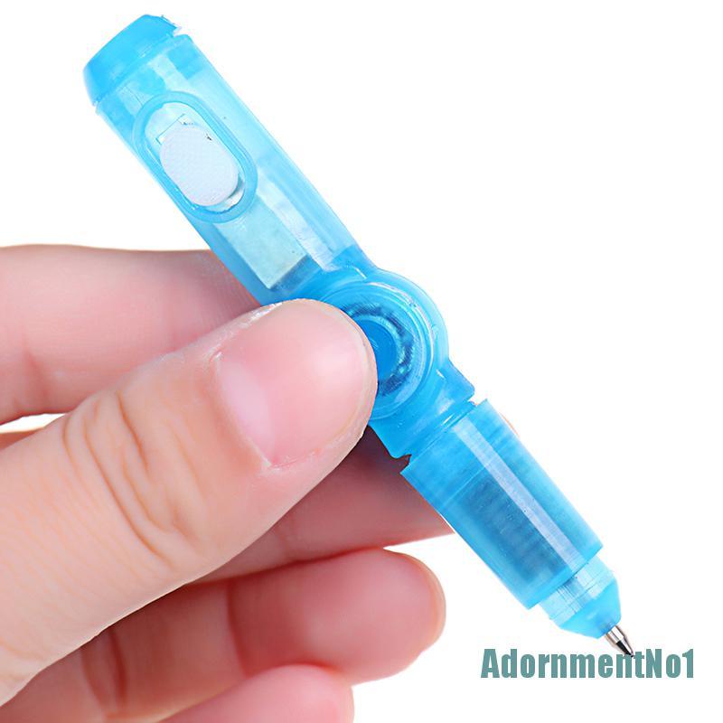 (AdornmentNo1) Pulpen Dengan Lampu LED Warna-Warni