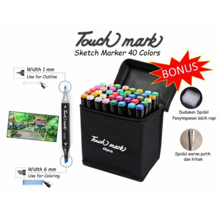 

Spidol 30 Warna Anak Gambar Sketsa Twin Marker Sketch Copic