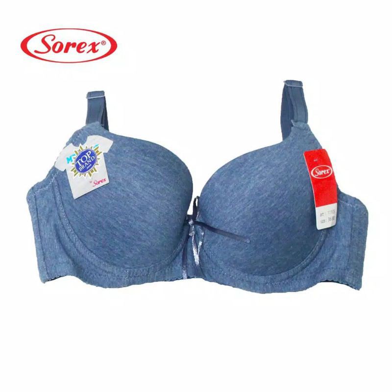 SOREX bra Melange Collection 11105 busa Tipis berkawat Kait 3 Setara Cup B- C