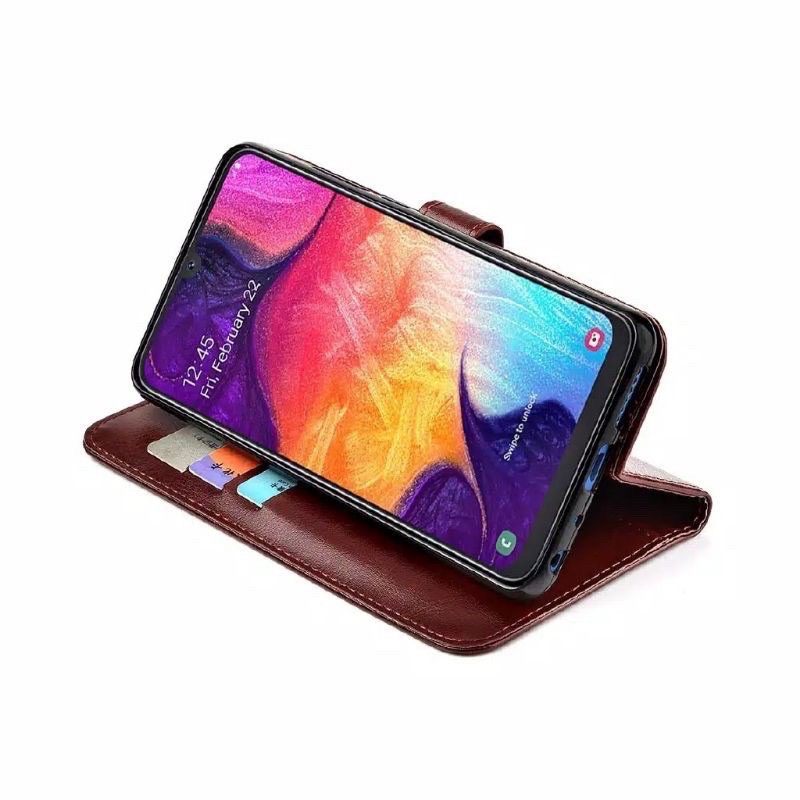 LEATHER CASE XIAOMI/REDMI 12C/ 6/ 3S/ 3 PRO/ 6X/ MI A2/ POCO X3/ POCO M3/ GO/ NOTE 3 PRO/ NOTE 3/ NOTE 6/ NOTE 6 PRO/ FLIPCOVER DOMPET/CASE FLIP BUKU DOMPET KARTU/CARD HOLDER