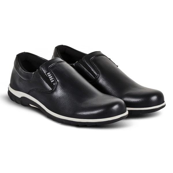 Sepatu Slip On Pria KUlit Sintetis V 4451 Model Terbaru Brand Varka Sepatu Casual Santai Semi Formal