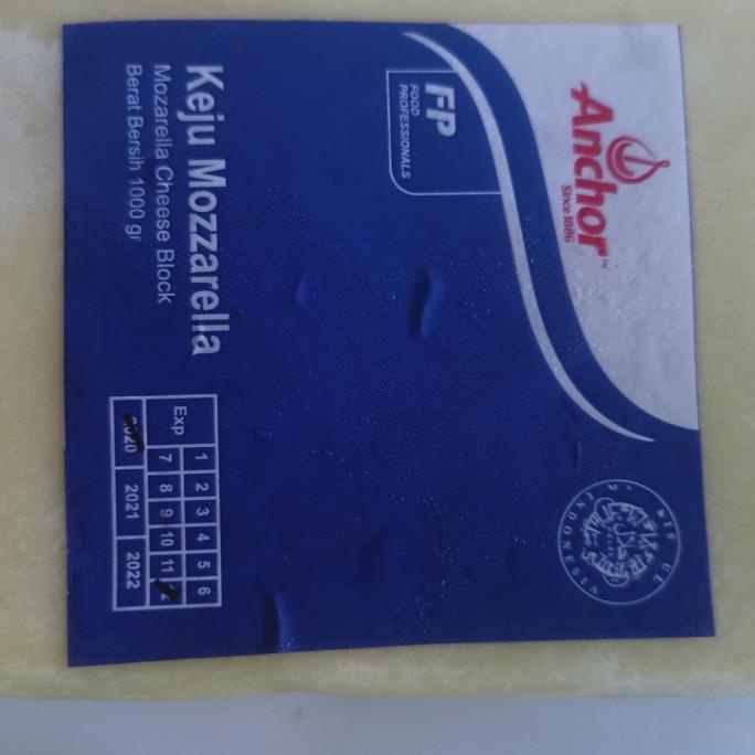 

(BISA COD) keju mozzarella Anchor ukuran 1 kg BERGARANSI Kode 44