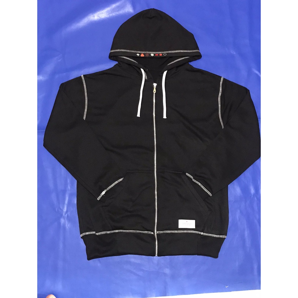 Jaket Zipper Bangtan Konser Permission to Dance Seoul Ready( OverDeck/Jahitan Luar)