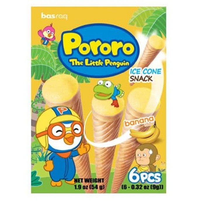 

PORORO Ice Cone Snack Banana - 54 gr