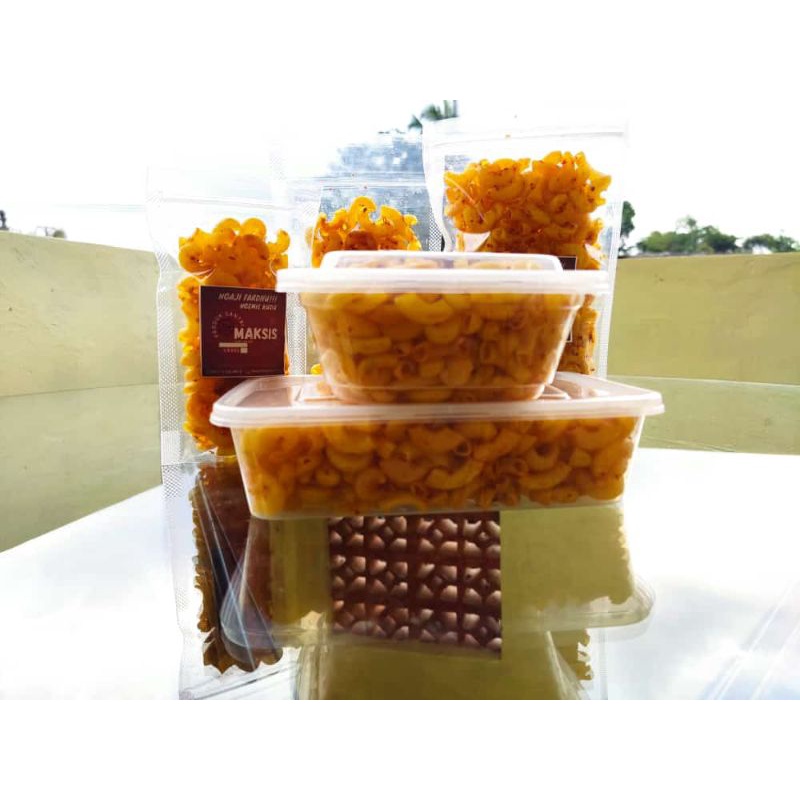 

MAKARONI OSIS (MAKSIS)/PEDAS/SNACK VIRAL/CEMILAN SEHAT