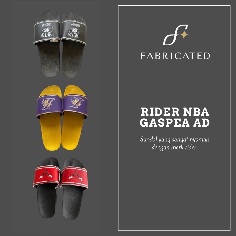 SLIDE PRIA IPANEMA RIDER NBA GASPEA AD SANDAL SELOP PRIA SANDAL NBA