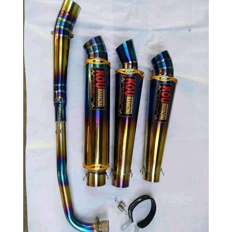 Knalpot racing KOU bluemon all bebek 4tak