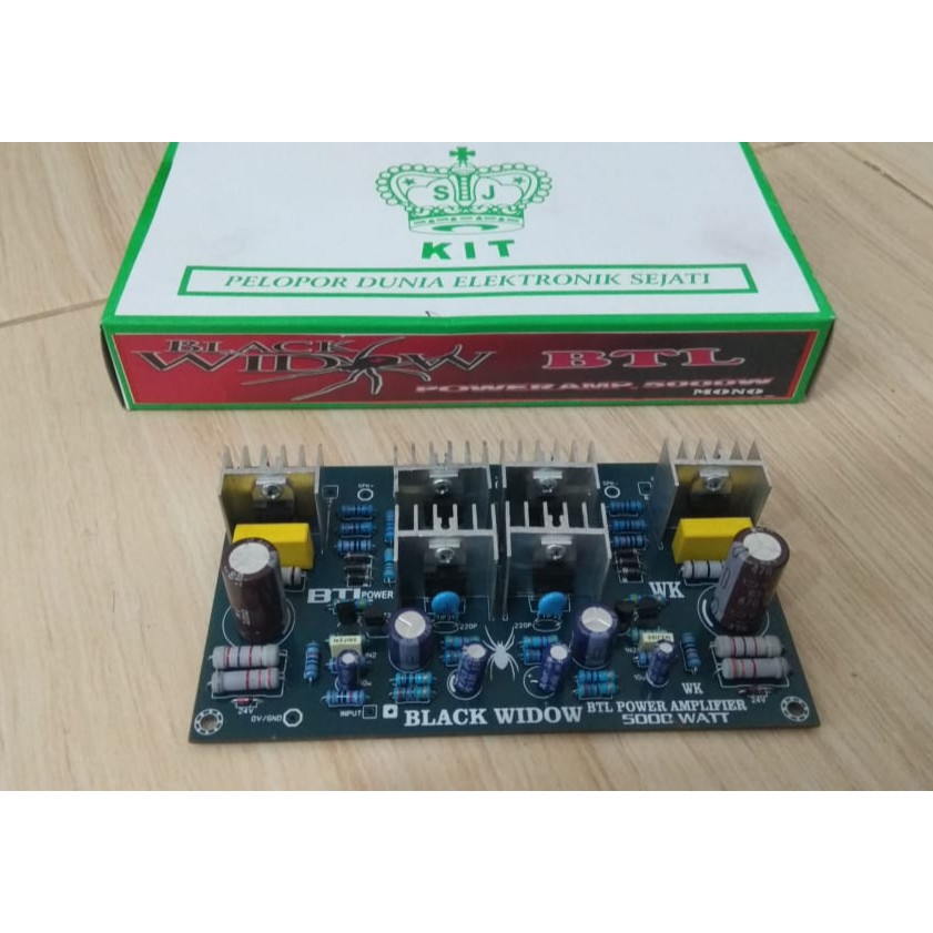 Jual KIT POWER AMPLIFIER BTL 5000 WATT kit power ampli btl Black widow