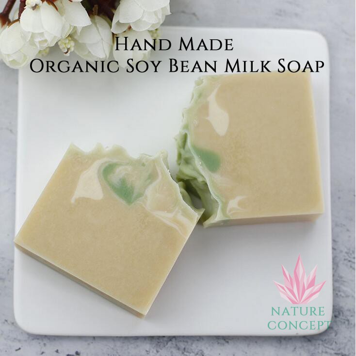 Sabun Cuci Muka Unik Organic Soy Bean Soap Handmade soap