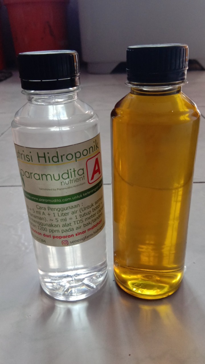 Nutrisi Sayuran Daun Hidroponik Ab Mix Paramudita 250ml Cair