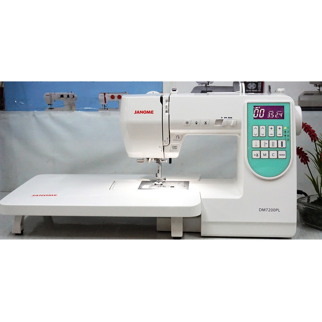 mesin jahit portable merk Janome type DM7200PL - hijau toska