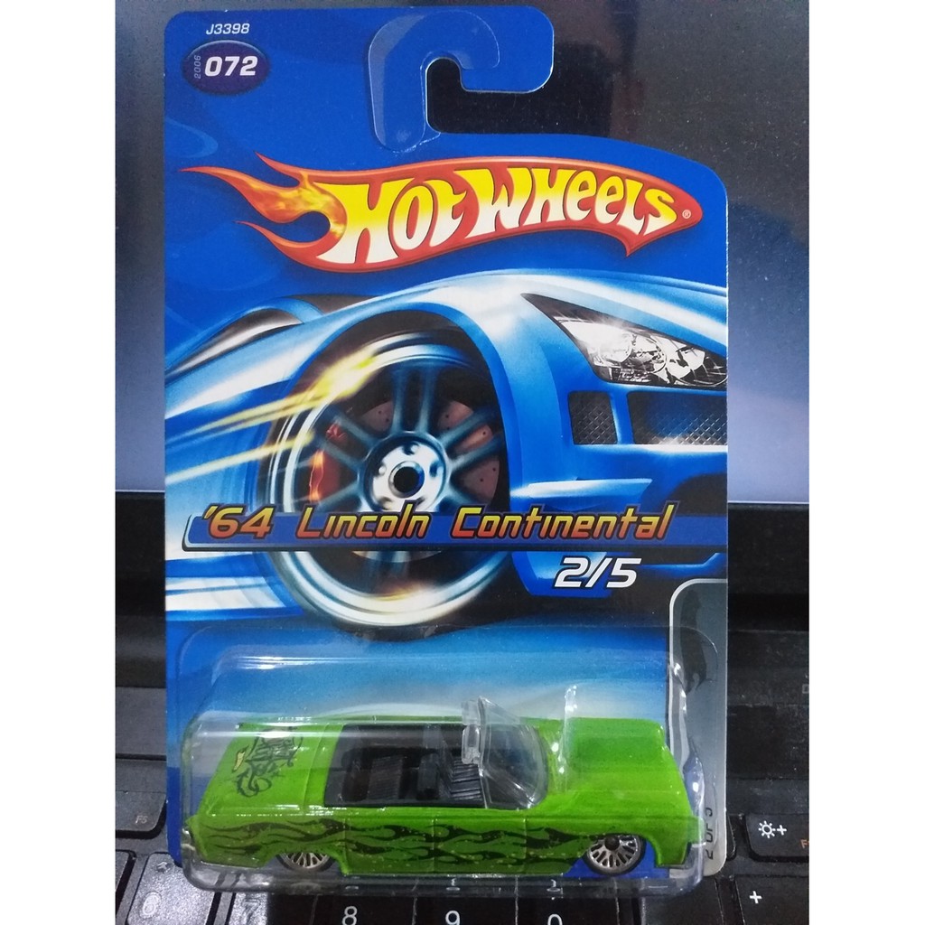 HOT WHEELS 64 LINCOLN CONTINENTAL HIJAU
