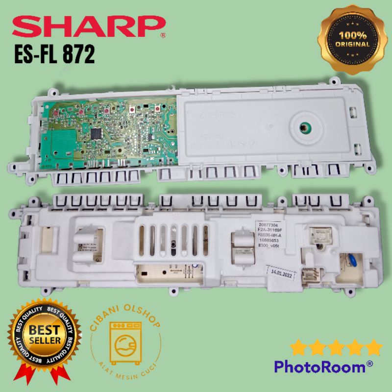 Modul PCB Mesin Cuci Sharp Front Loading ESFL872 ES-FL 872 ORIGINAL