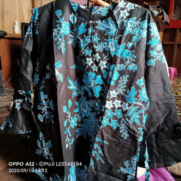 Batik Dolby Dolbi Dobby Doby Tenun Sutra Tulis Katun Atbm Baron Atasan Batik Wanita Sogan Srg308