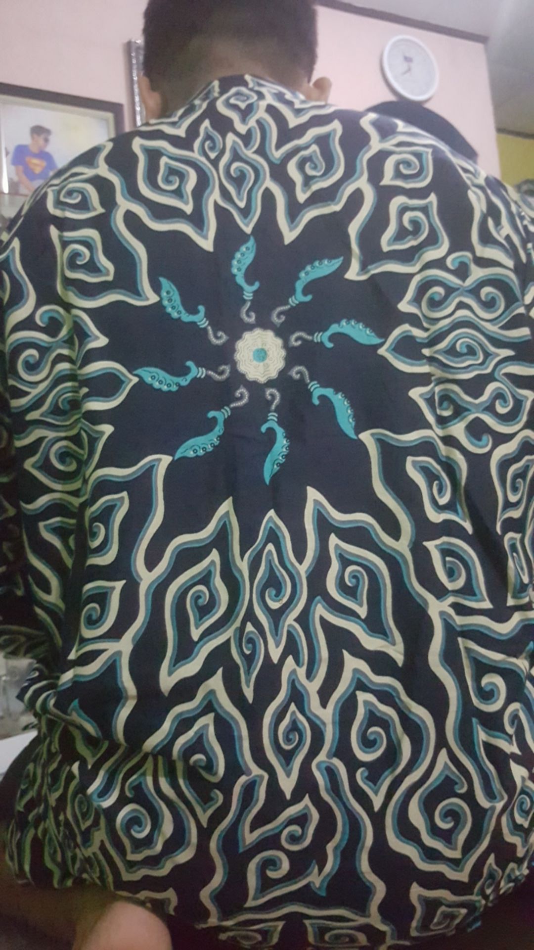 Batik Trusmi Kemeja Batik Pria Lengan Panjang Mega Mendung Ridwan Kamil