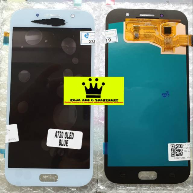 LCD + TOUCHSCREEN FULLSET SAMSUNG A7 2017 / A720 ORI 100% OLED BERGARANSI