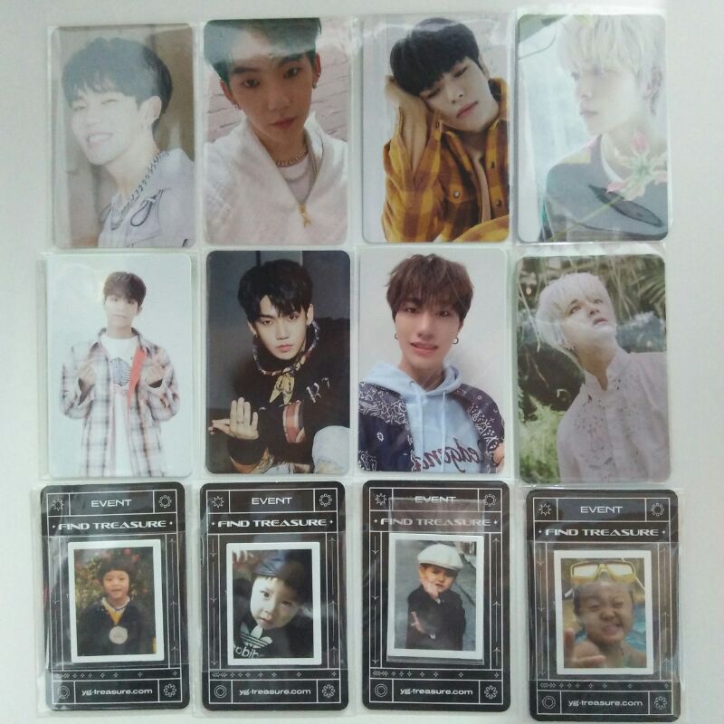 TREASURE PHOTOCARD CH 1 3 FULL ALBUM BABY PC HYUNSUK JAEHYUK ASAHI