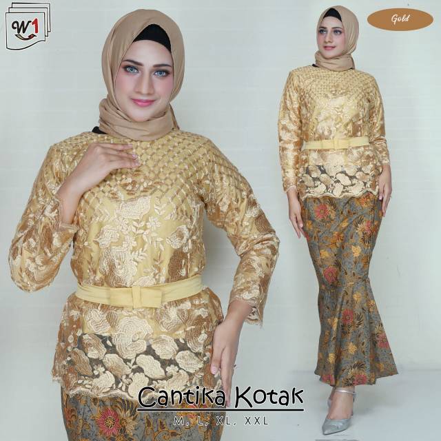 SET KEBAYA CANTIKA/KEBAYA TULLE PREMIUM/KEBAYA WISUDA